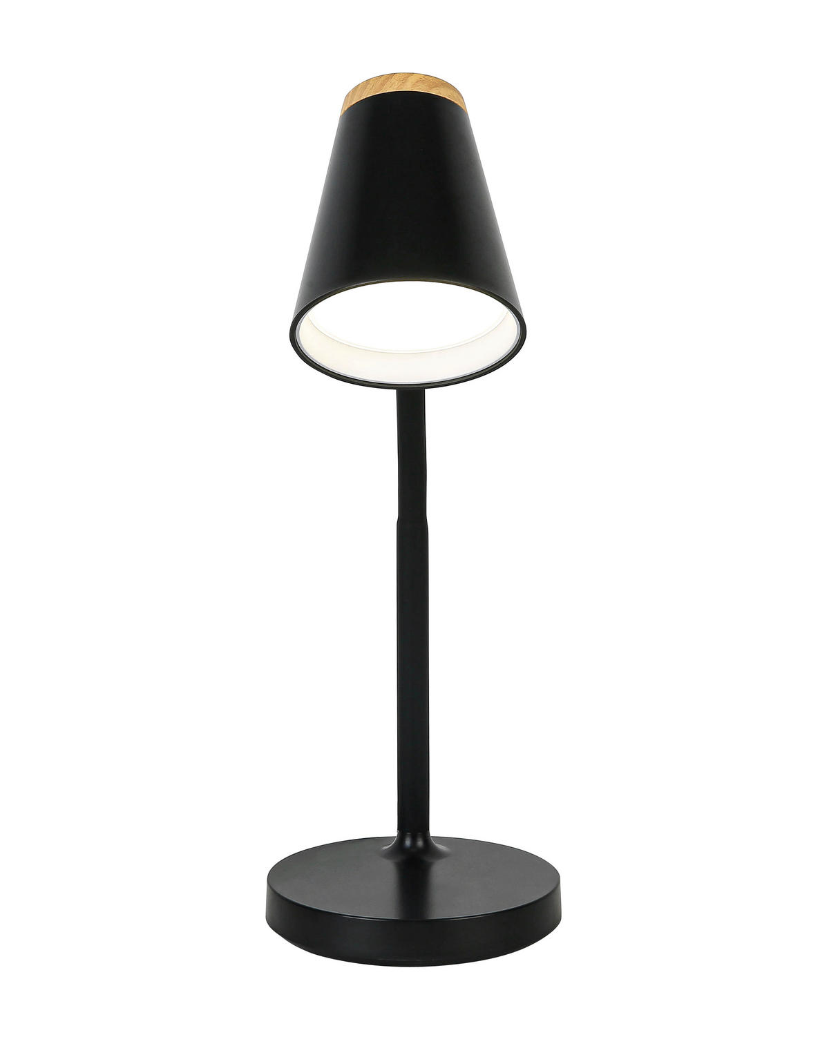 LED SVJETILJKA ZA PISAĆI STOL  - boje hrasta/crna, Basics, metal/plastika (42/13,2/13,2cm) - Boxxx