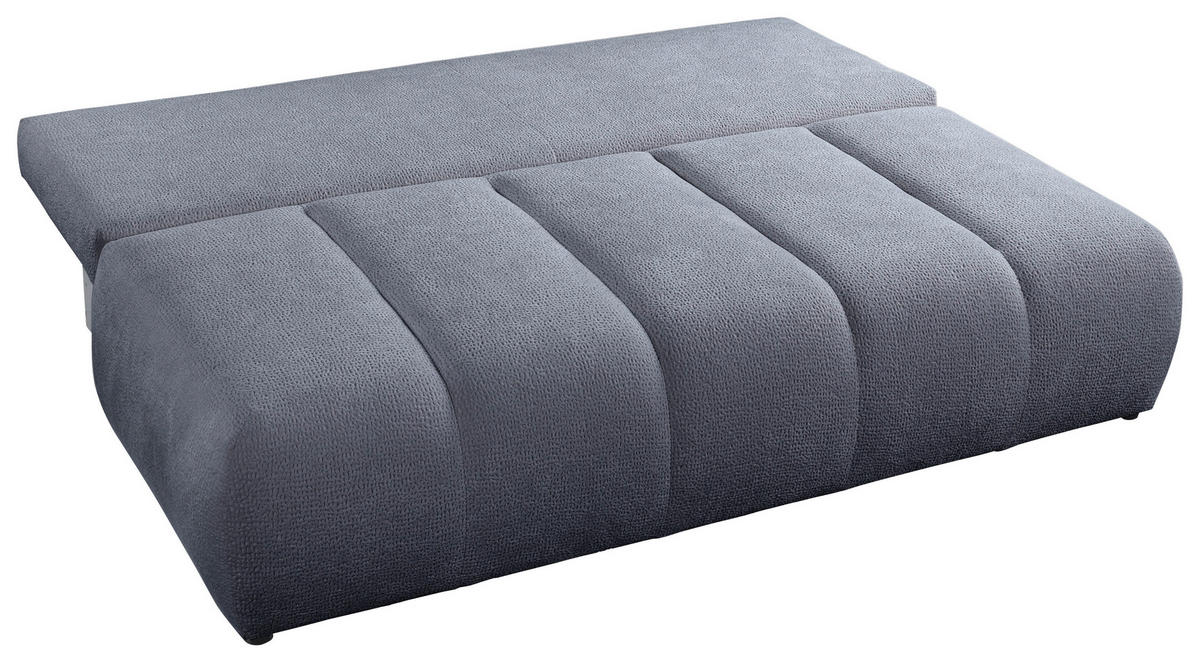 SCHLAFSOFA  mit Bettkasten erhältlich, Bettfunktion erhältlich Struktur Hellblau  - Creme/Schwarz, Design, Holz/Textil (209/100/103cm) - MID.YOU