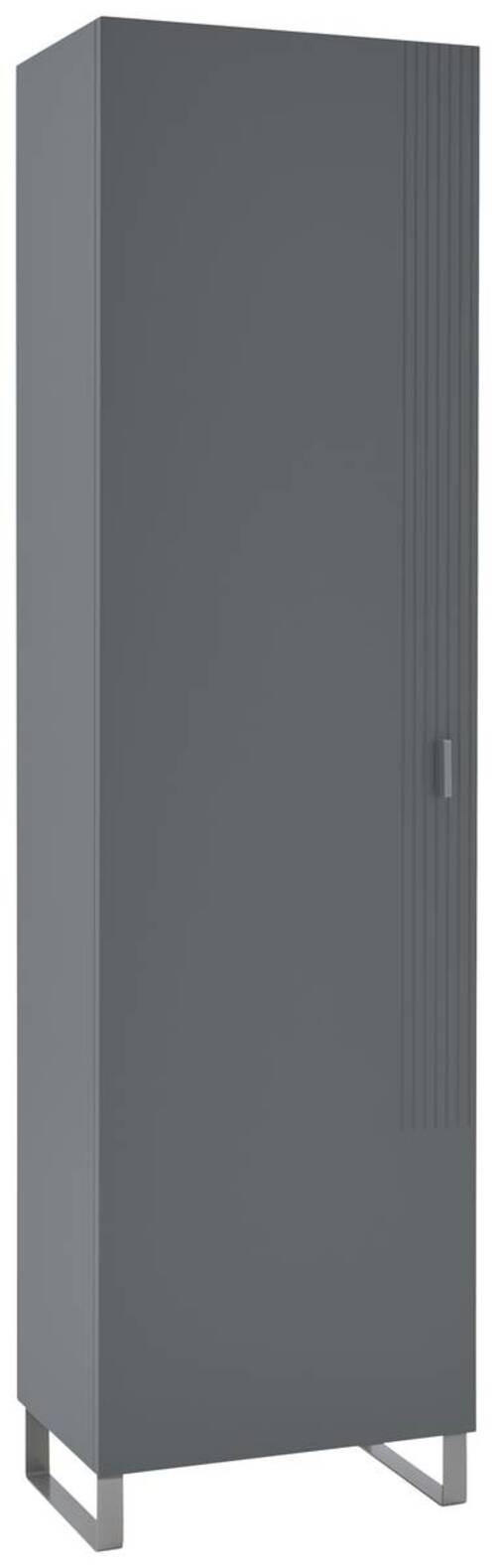 GARDEROBENSCHRANK 52/192/36 cm  - Grau, Design, Holzwerkstoff/Metall (52/192/36cm) - Dieter Knoll