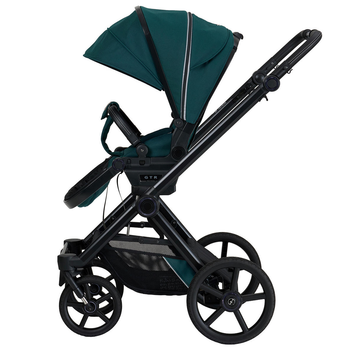 KINDERWAGENSET IVY GTR Outdoor HB  - Petrol/Schwarz, Basics, Textil/Metall (94/58/119cm) - Hartan