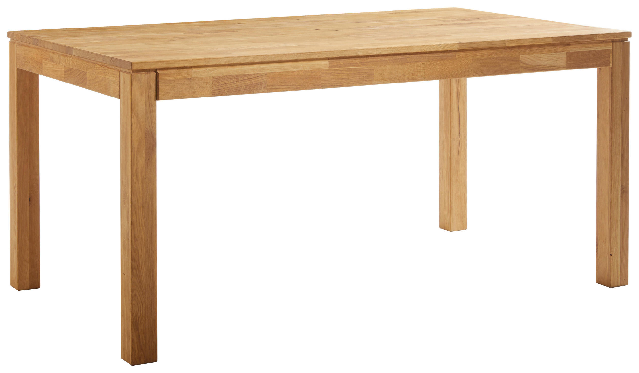 ESSTISCH 160/90/75 cm Echtholz  Holz rechteckig Wildeiche  - Wildeiche, Natur, Holz (160/90/75cm) - Carryhome