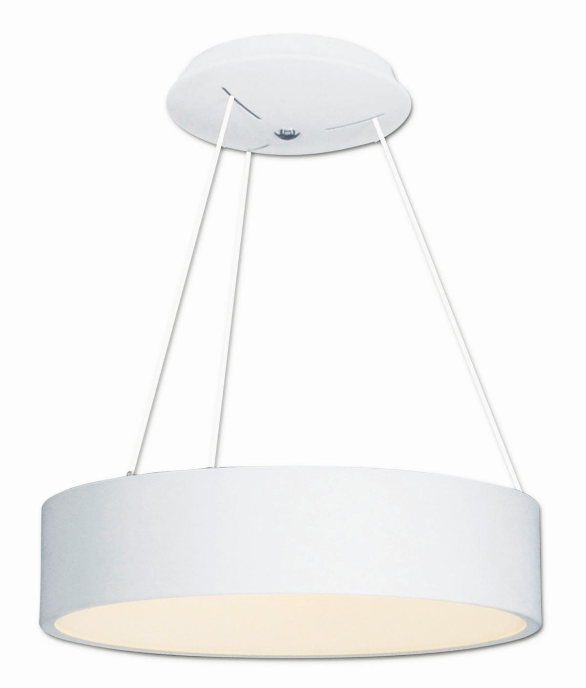 LED-HÄNGELEUCHTE CARLA 45/150 cm   - Weiß, Design, Kunststoff/Metall (45/150cm) - Näve