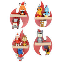 KINDERREGAL  - Rot, Modern, Holzwerkstoff (11/16/5cm) - Livetastic
