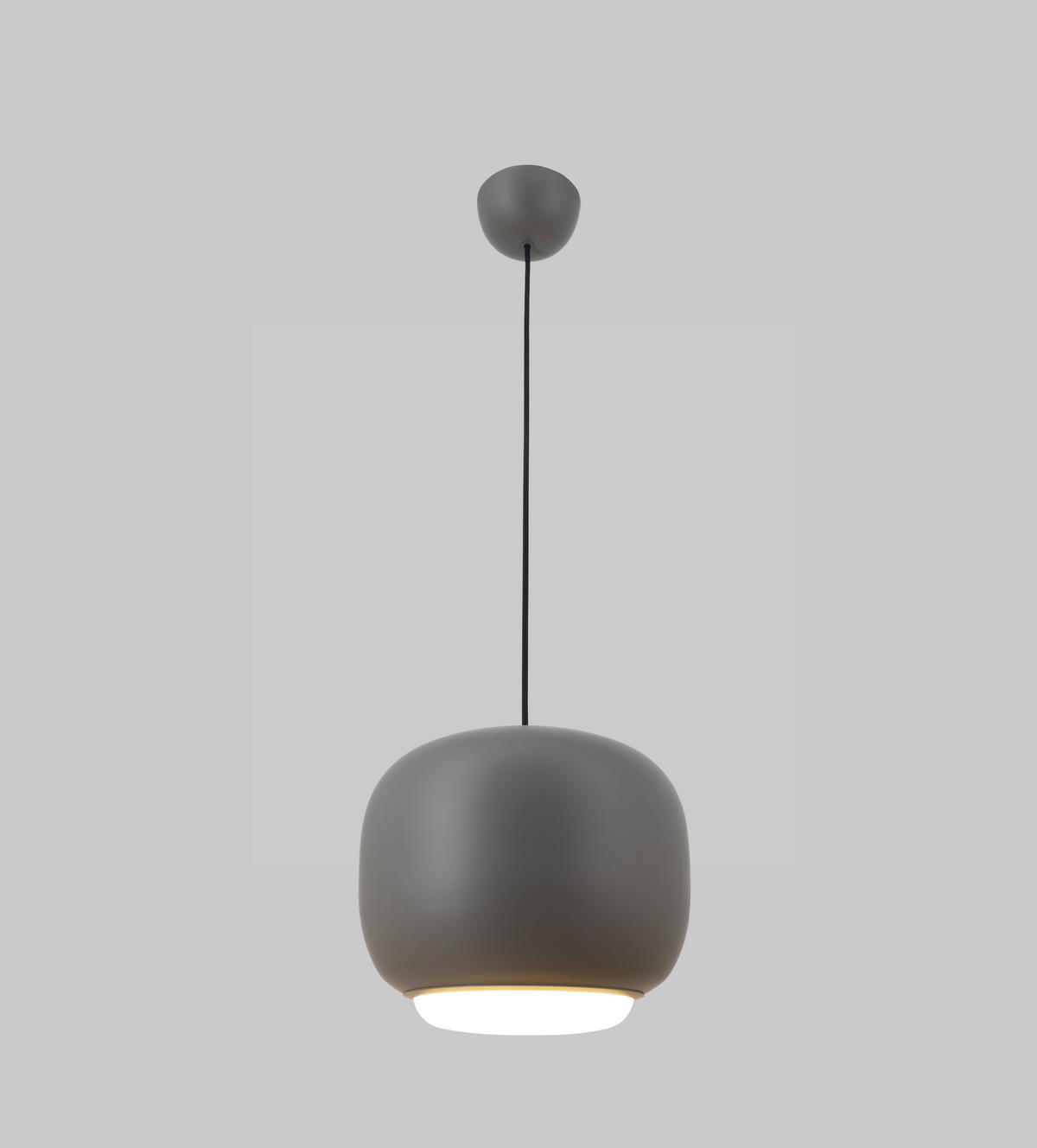 LED-HÄNGELEUCHTE Positano 30/30/26,3 cm  - Grau, Design, Kunststoff/Metall (30/30/26,3cm)