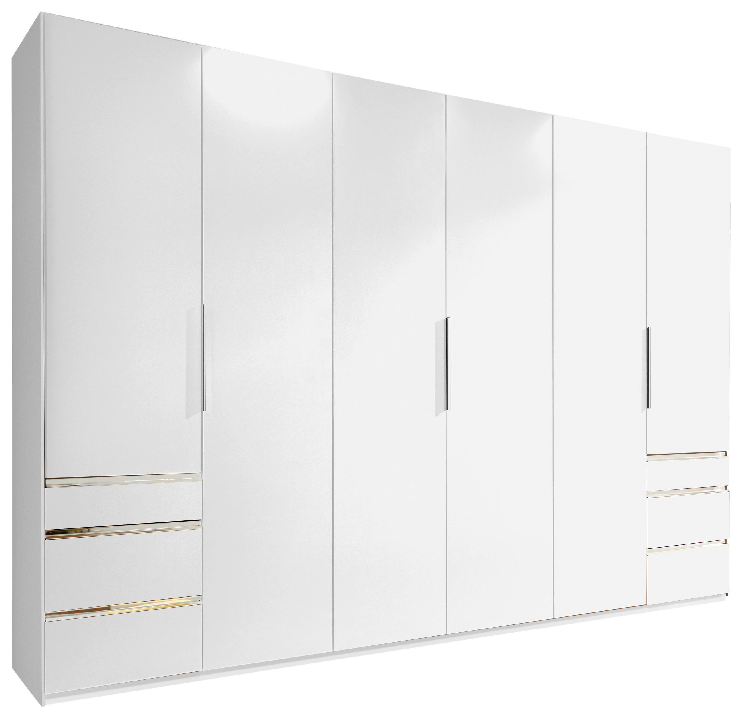 Mid.you Drehtürenschrank Wimex Level 36A Weiß 300x236x58 cm