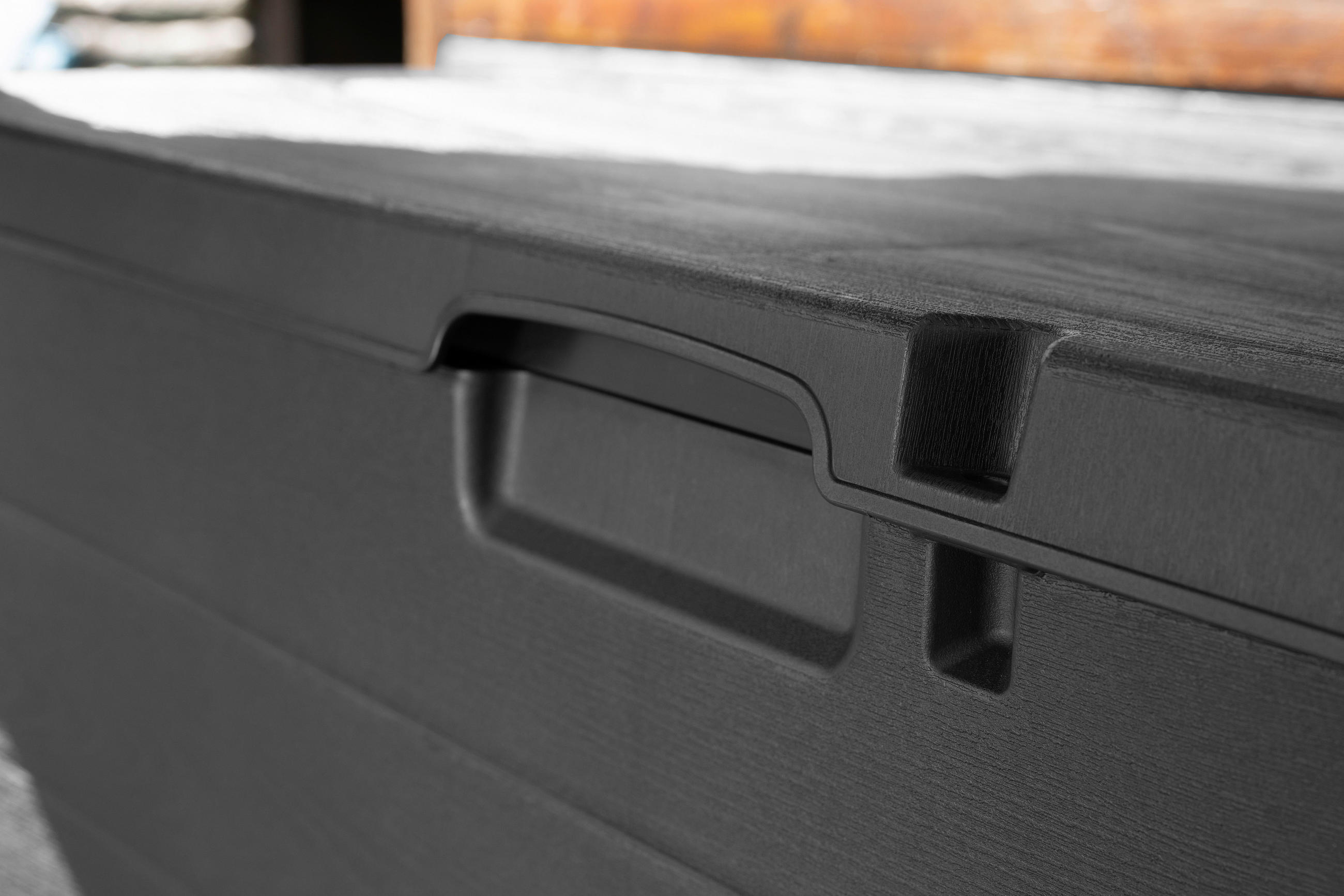 KISSENBOX  - Anthrazit, MODERN, Kunststoff (118cm)
