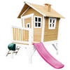 SPIELHAUS 264/203/177 cm  - Lila/Braun, KONVENTIONELL, Holz/Kunststoff (264/203/177cm) - Ambia Garden