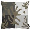 KISSENHÜLLE Loft Style 49/49 cm  - Taupe/Schwarz, Basics, Textil (49/49cm) - Ambiente