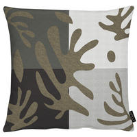 KISSENHÜLLE Loft Style 49/49 cm  - Taupe/Schwarz, Basics, Textil (49/49cm) - Ambiente