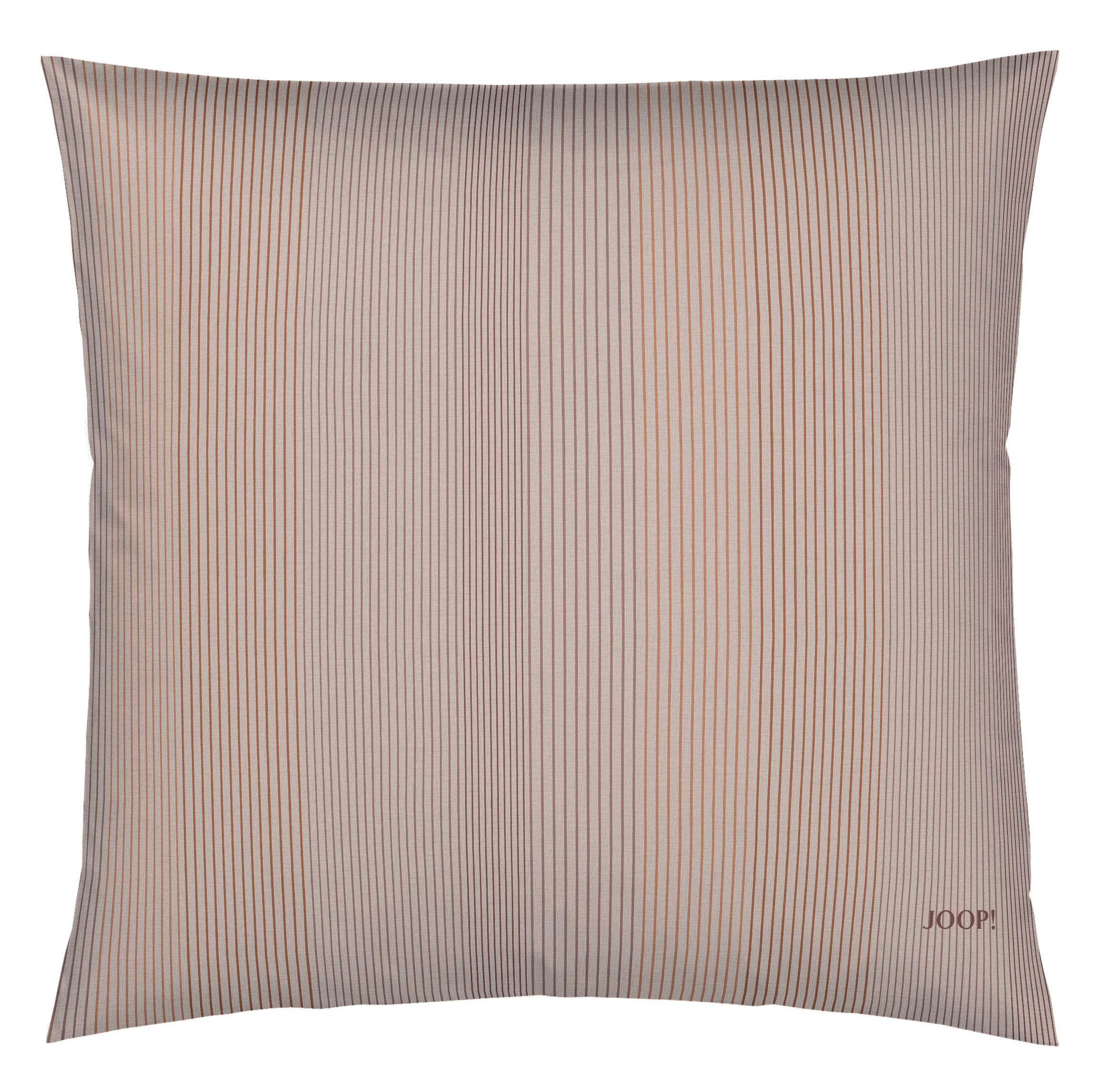 KISSENHÜLLE GROOVE 80/80 cm  - Kupferfarben, Basics, Naturmaterialien/Textil (80/80cm) - Joop!