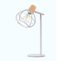 TISCHLEUCHTE 48/15/22 cm   - Weiß/Cappuccino, Basics, Kunststoff/Metall (48/15/22cm)