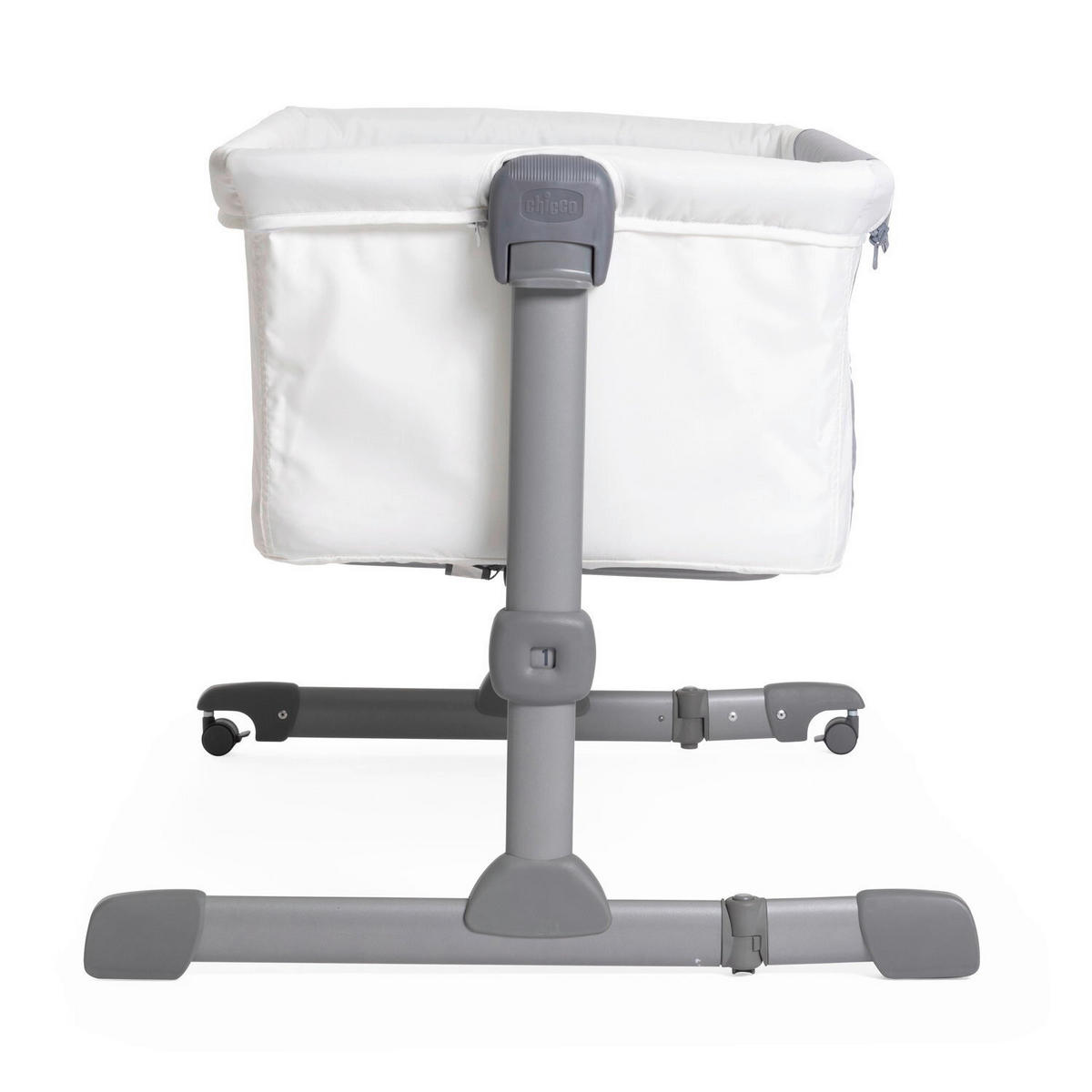 BEISTELLBETT Next2Me  - Grau, Basics, Textil/Metall (98/65/80/70,5cm) - Chicco