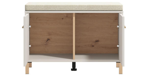 GARDEROBE 5-teilig  in 220/192,5/40 cm  - Kaschmir/Eiche Artisan, Basics, Glas/Holzwerkstoff (220/192,5/40cm) - Carryhome