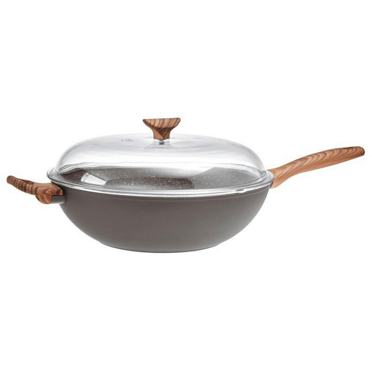 WOK TAVA  32 cm     Rock & Rose  - crna, Basics, metal (32cm) - Sambonet