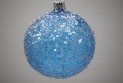 CHRISTBAUMKUGEL 7 cm  - Dunkelrot, Basics, Glas/Metall (7cm) - X-Mas