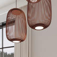 LED-HÄNGELEUCHTE Cage 40/50-150 cm  - Kupferfarben, Design, Kunststoff/Metall (40/50-150cm) - Dieter Knoll