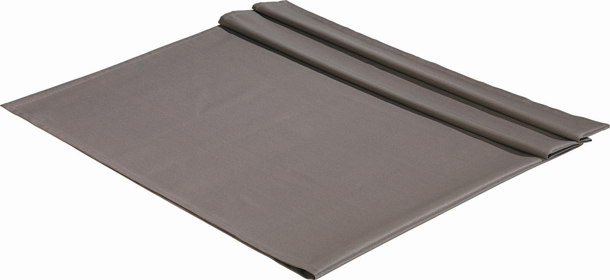 TISCHDECKE 130/220 cm  - Graphitfarben, Basics, Textil (130/220cm)