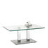 COUCHTISCH in Metall, Glas 110/70/46-65 cm - Chromfarben/Edelstahlfarben, Design, Glas/Kunststoff (110/70/46-65cm) COUCHTISCH in Metall, Glas 110/70/46-65 cm - Chromfarben/Edelstahlfarben, Design, Glas/Kunststoff (110/70/46-65cm)