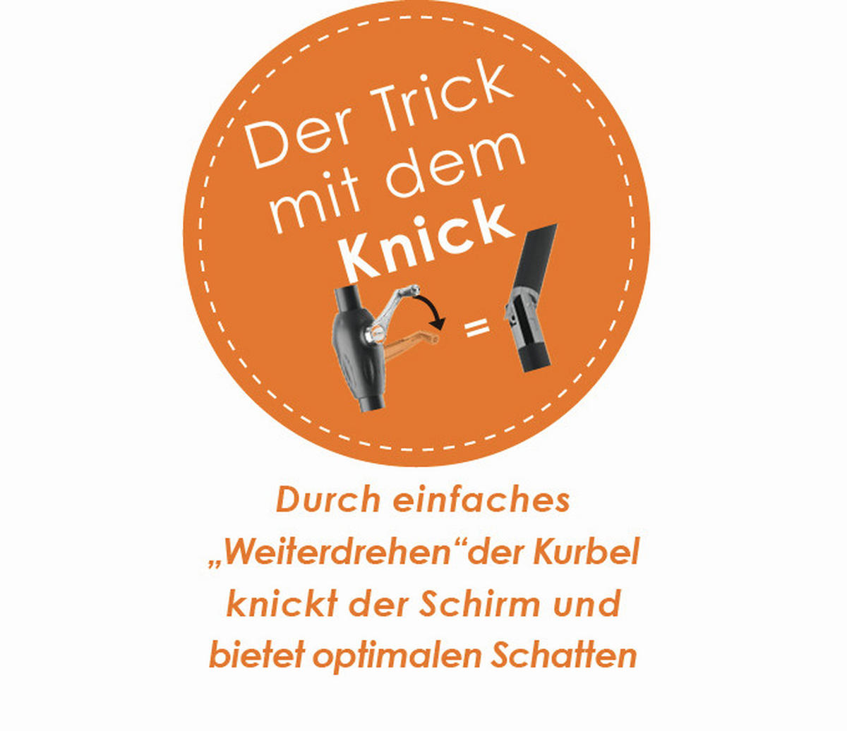 SONNENSCHIRM   - Anthrazit/Silberfarben, Basics, Textil/Metall (270/250/270cm) - Schneider