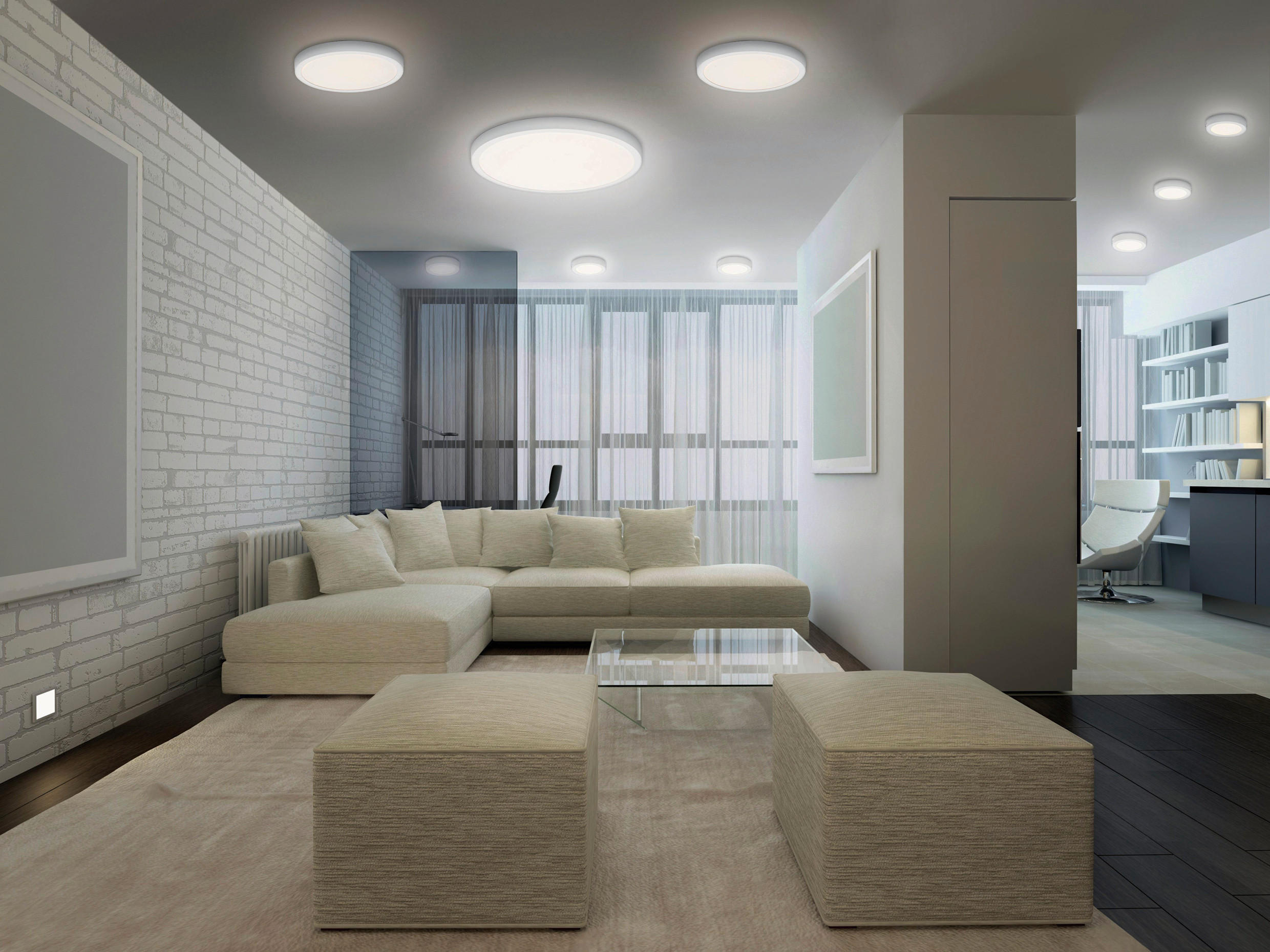 LED-DECKENLEUCHTE Smart+ WiFi Orbis Downlight 20/4 cm   - Weiß, Basics, Metall (20/4cm) - Ledvance