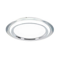 Plafonieră Cu Led 36 W  45/6 cm    - alb/culoare crom, Design, plastic/metal (45/6cm) - Novel