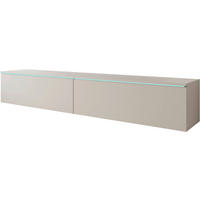 LOWBOARD D180   stehend, hängend, Beleuchtung  - Kaschmir/Beige, Trend, Holzwerkstoff/Kunststoff (180/30/33cm) - P & B