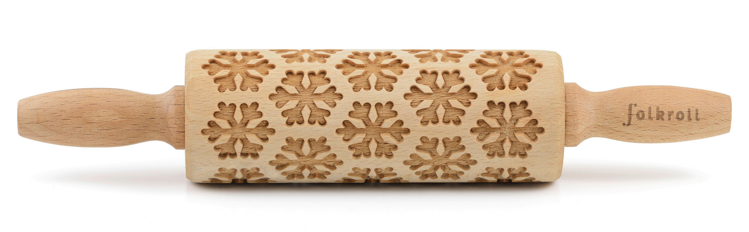 MOTIV-TEIGROLLE - Naturfarben, Basics, Holz (23/4,5/4,5cm) - Folkroll