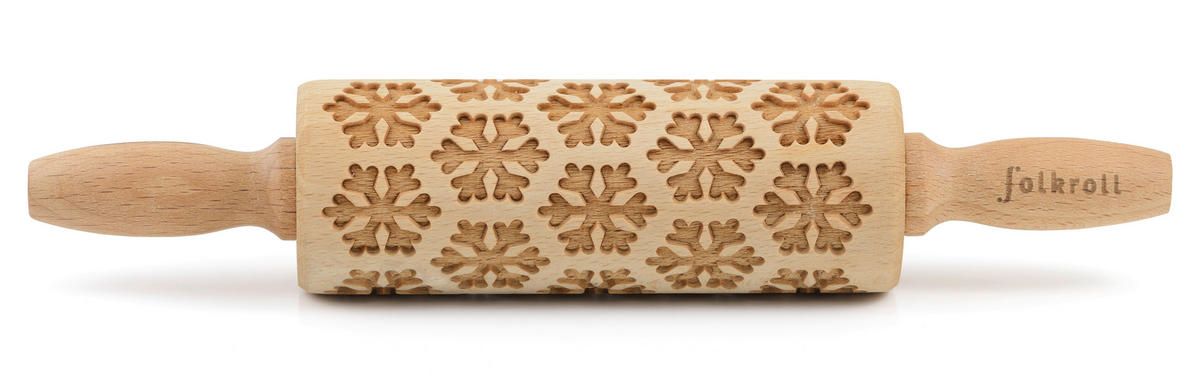 MOTIV-TEIGROLLE - Naturfarben, Basics, Holz (23/4,5/4,5cm) - Folkroll