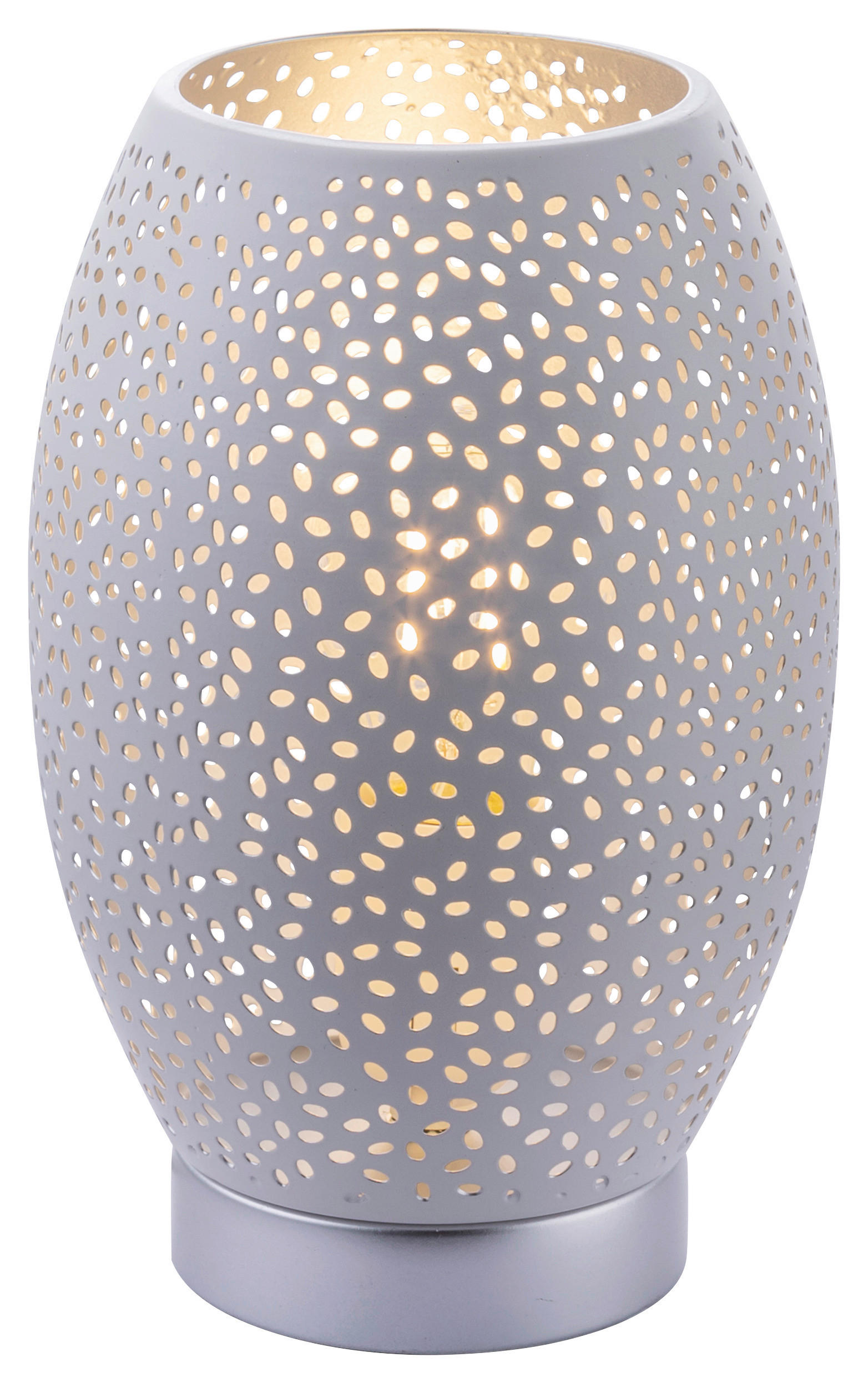 NAMIZNA SVETILKA  Narri      15/23 cm       - srebrne barve/bela, Basics, kovina (15/23cm) - Globo