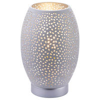 NAMIZNA SVETILKA  Narri      15/23 cm       - srebrne barve/bela, Basics, kovina (15/23cm) - Globo