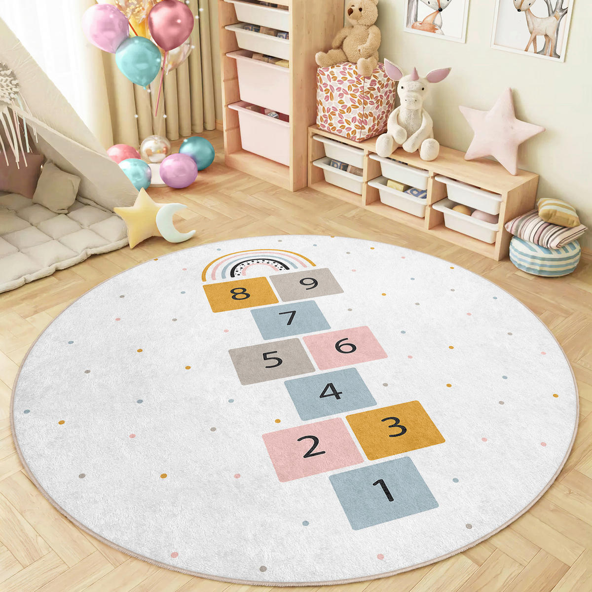 KINDERTEPPICH 180 cm  - Multicolor, Basics, Textil (180cm)