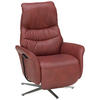 RELAXSESSEL in Leder Braun  - Braun, Design, Leder/Metall (78/117/89cm) - Himolla Komfortklass