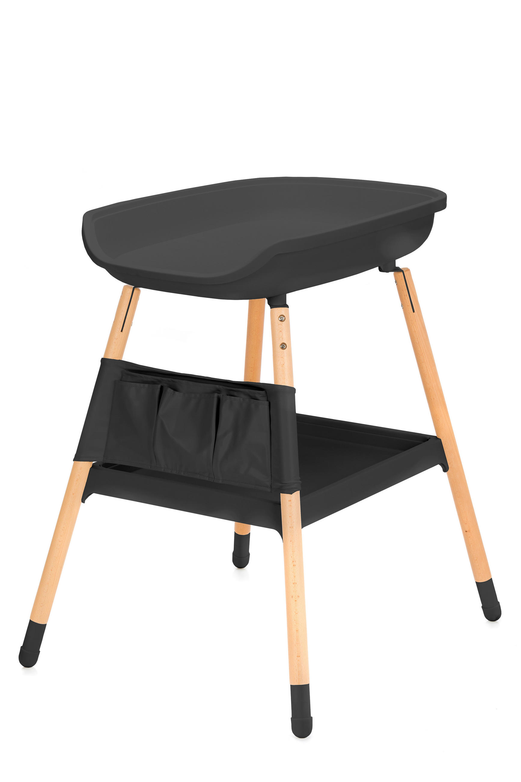 STOL ZA PREVIJANJE   - tamno siva, Basics, drvo/plastika (67/90/78cm) - Fillikid