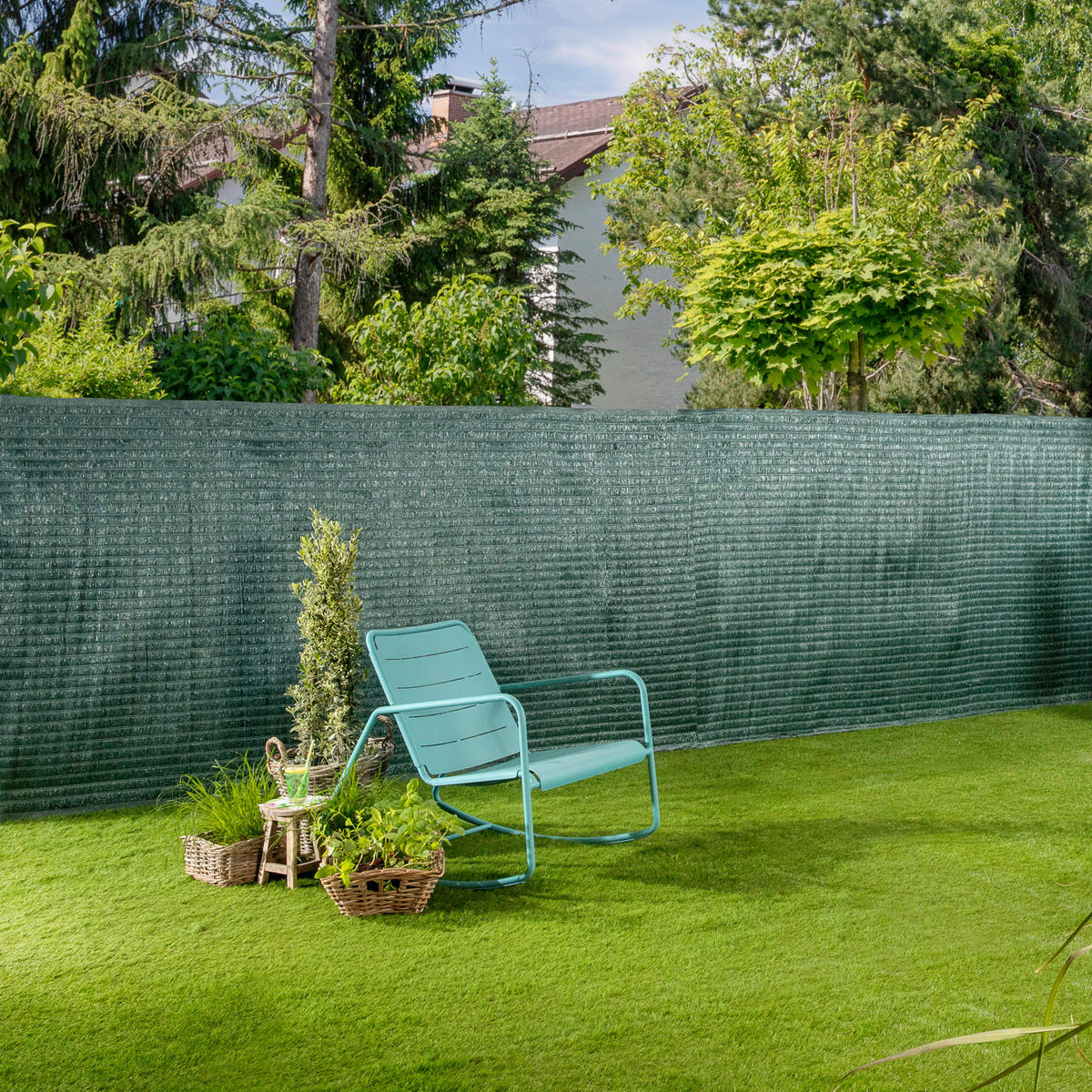 TIENIACA CLONA NA PLOT 120/300 cm  - zelená, Basics, plast (120/300cm)