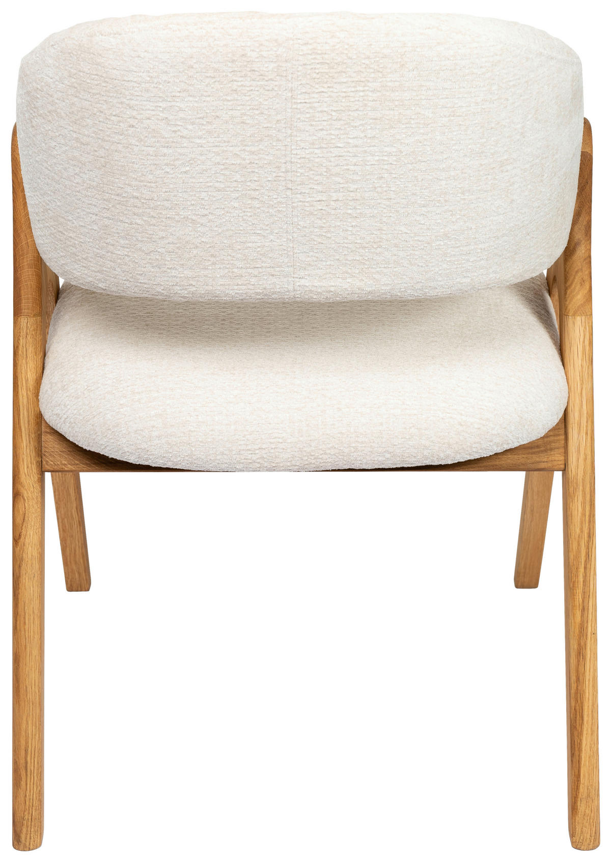 ARMLEHNSTUHL in Holz, Textil Eichefarben, Beige  - Eichefarben/Beige, MODERN, Holz/Textil (61/85/57cm) - Carryhome