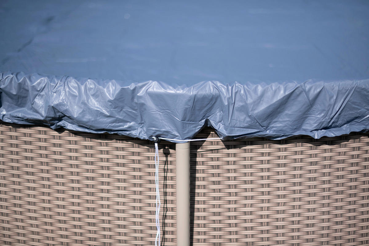 POOL PGP2Q01542D 457/106 cm  - Braun, KONVENTIONELL, Kunststoff (457/106cm)