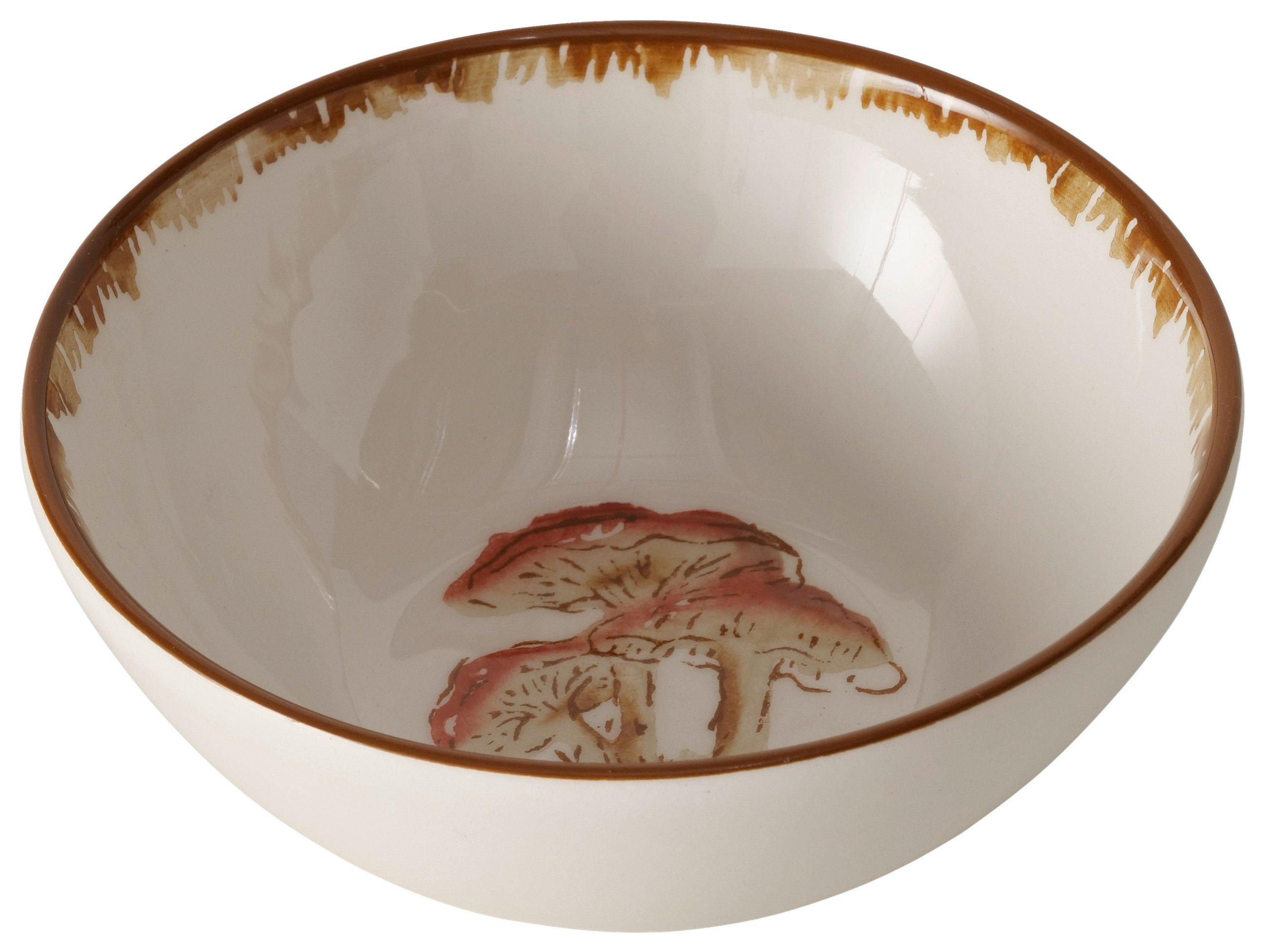 SCHALE   - Braun/Weiß, LIFESTYLE, Keramik (14/6cm)