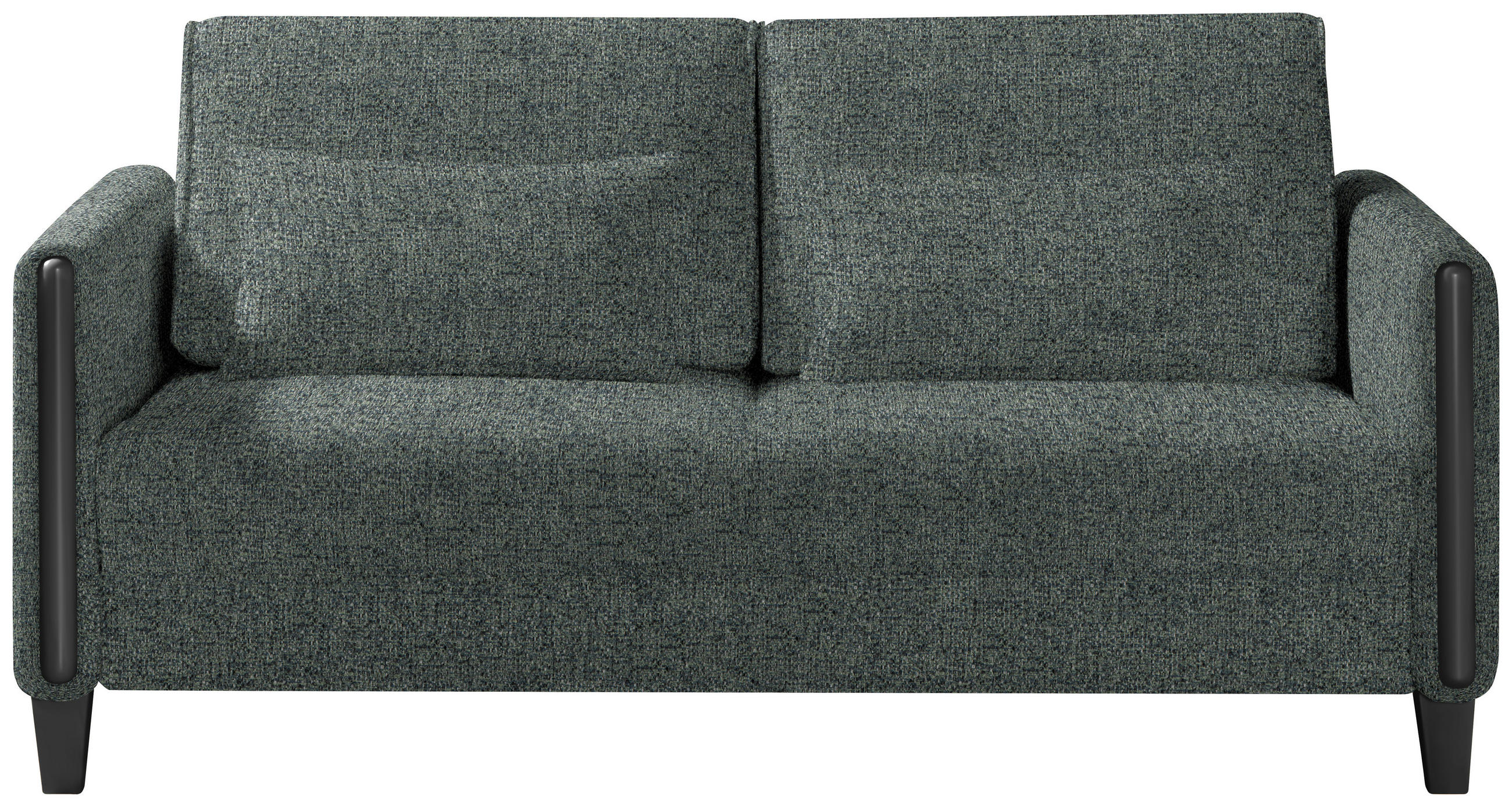 SCHLAFSOFA in Holz, Textil Grau, Grün, Schwarz  - Schwarz/Grau, Design, Holz/Textil (174/88/104cm) - Niels Andersson