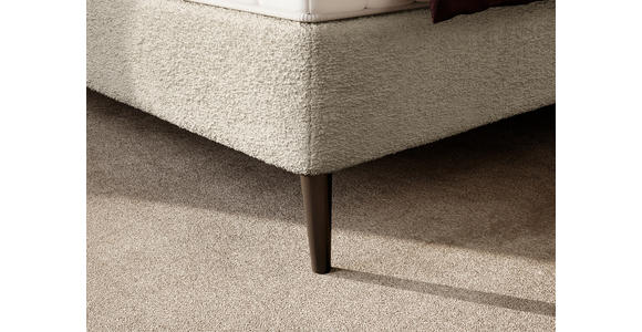 BOXSPRINGBETT 180/200 cm  in Beige  - Beige/Schwarz, Design, Holz/Holzwerkstoff (180/200cm) - Esposa