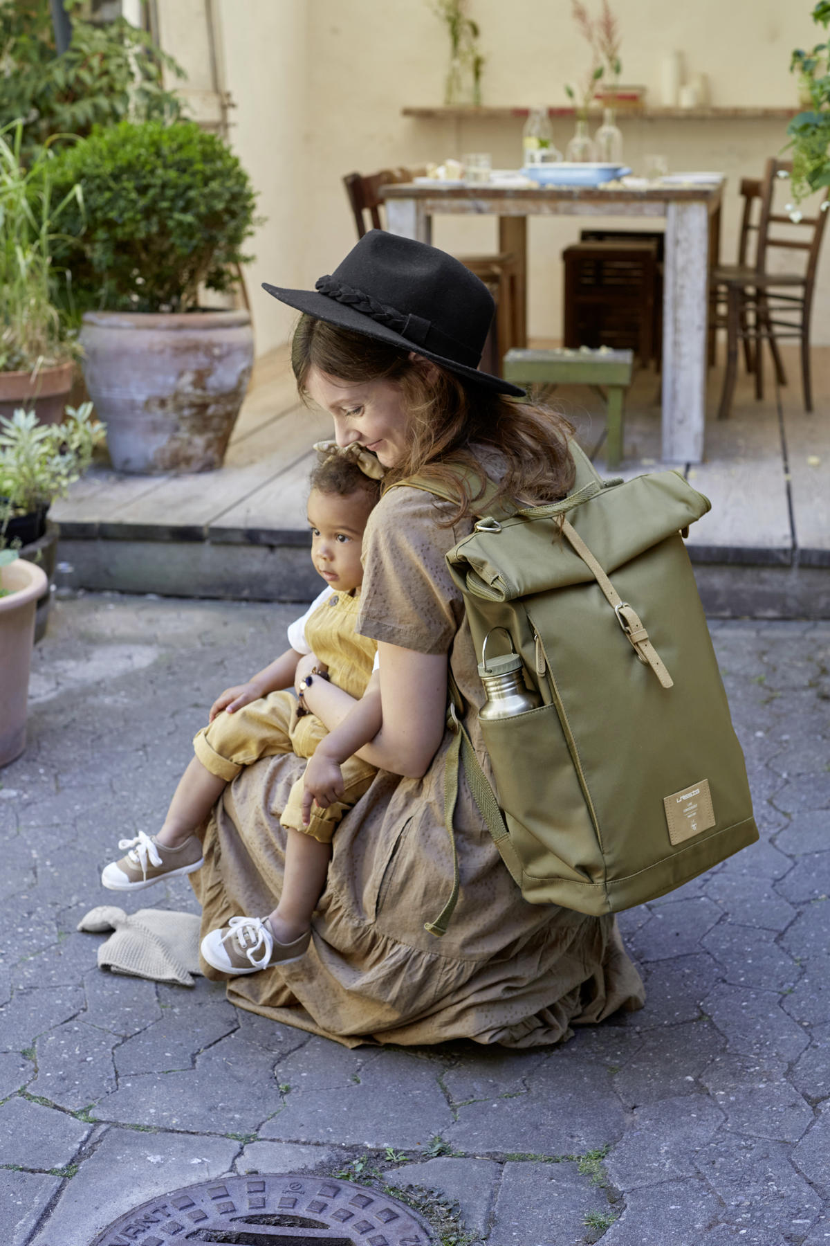 WICKELRUCKSACK Rolltop  - Grün, Trend, Textil (30/14,5/46cm) - Lässig