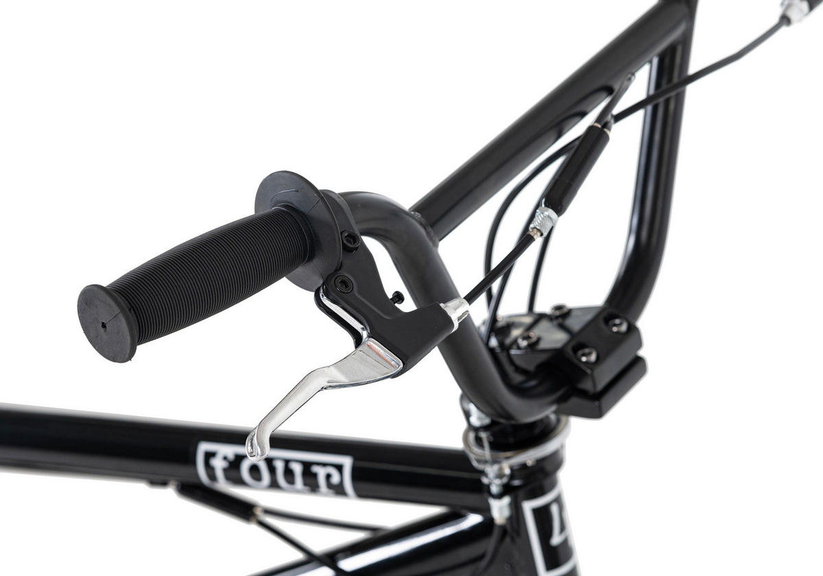 BMX 20 Zoll FREESTYLE 519B  - Schwarz, Basics, Metall (70/100/70cm) - Atrigo