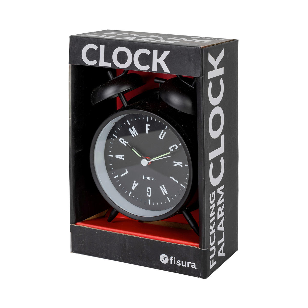 UHR Schwarz, Weiß  - Schwarz/Weiß, Design, Metall (5.50/7/16cm)