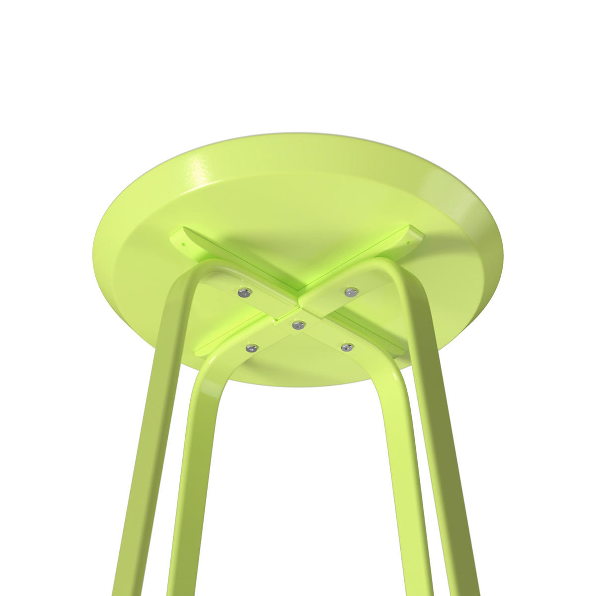 BEISTELLTISCH in Metall 40/40/46 cm  - Hellgelb, Design, Metall (40/40/46cm) - Ambia Garden