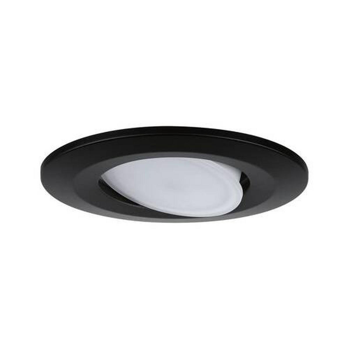 LED-DECKENLEUCHTE 9 cm  - Schwarz, Basics, Metall (9cm) - Paulmann