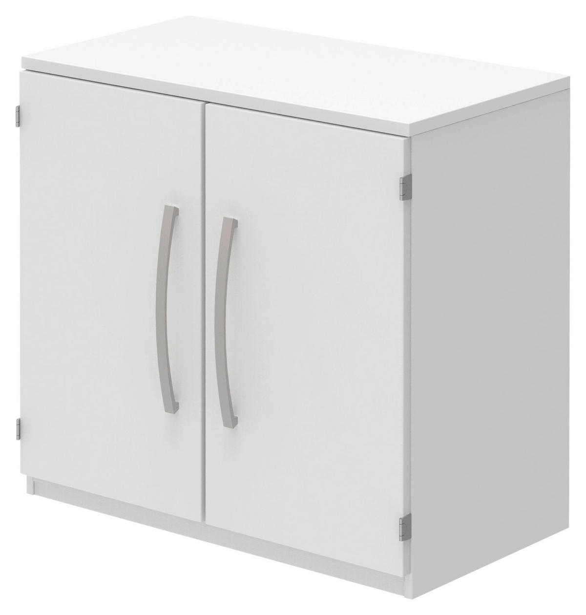 AKTENSCHRANK 80/76,5/43 cm  - Weiß, KONVENTIONELL, Holzwerkstoff (80/76,5/43cm) - Moderano