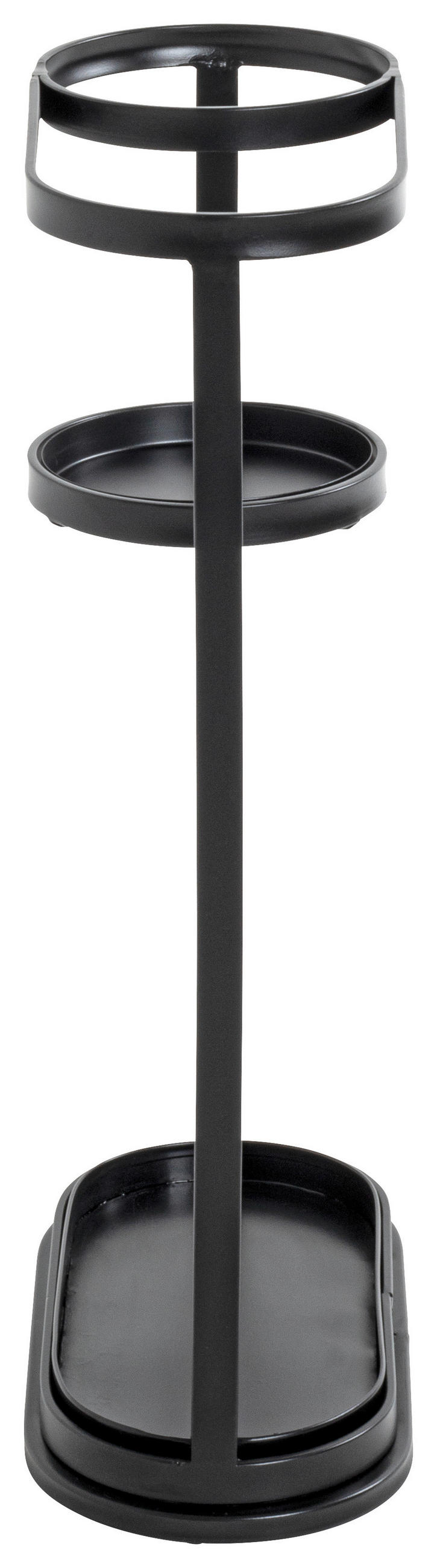 SCHIRMSTÄNDER Metall Schwarz  - Schwarz, Design, Metall (37/60/18cm)