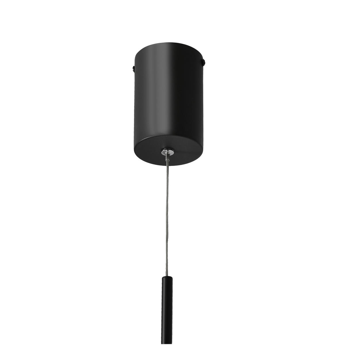 LED-PENDELLEUCHTE 14/14/150 cm  - Schwarz/Weiß, Design, Kunststoff/Metall (14/14/150cm)