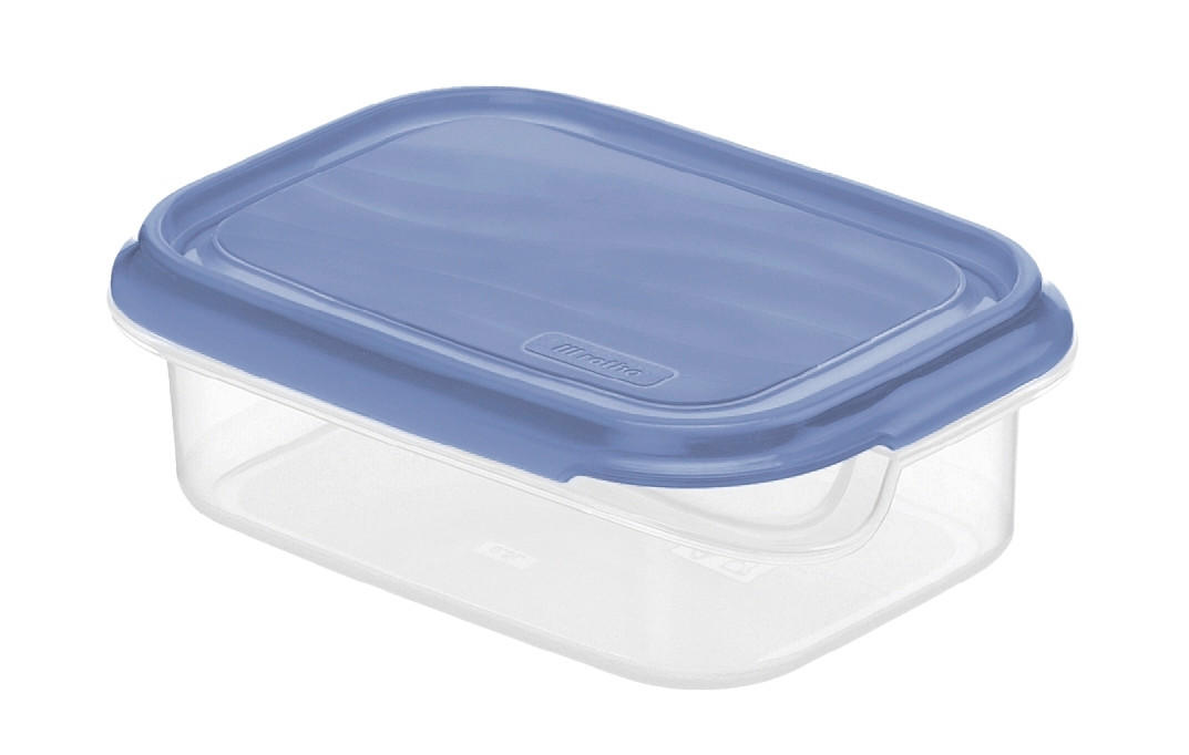 FRISCHHALTEDOSE 0,5 l  - Blau/Transparent, Basics, Kunststoff (16/12/5,3cm) - Rotho
