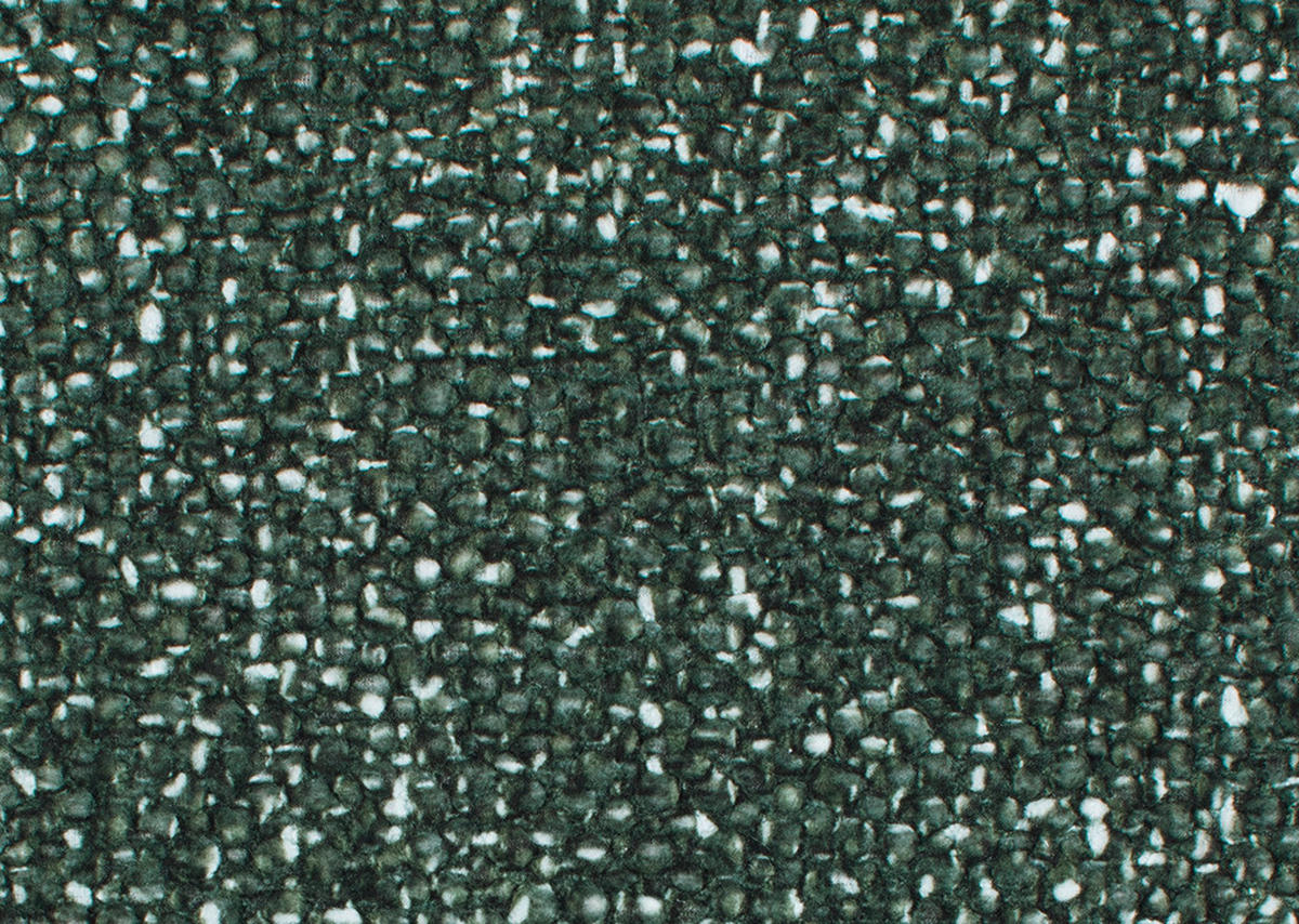 ECKSOFA Grün Plüsch  - Schwarz/Grün, KONVENTIONELL, Textil/Metall (190/254cm) - Livetastic