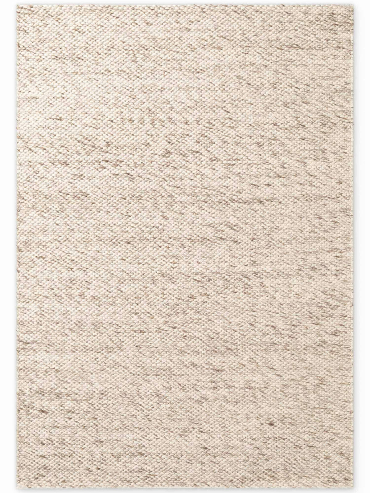 WOLLTEPPICH 160/230 cm Lyon Braun, Creme rechteckig  - Creme/Braun, Basics, Textil (160/230cm) - Elle Decoration